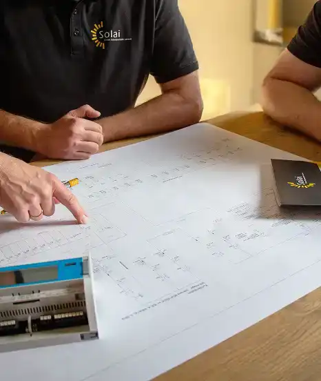 Planungsphase mit Belegungsplan gedruckt